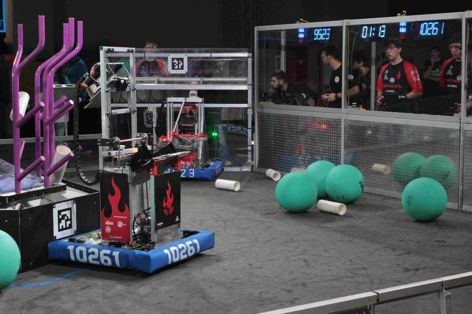 Hephaestus - The completed first Greek FRC Robot